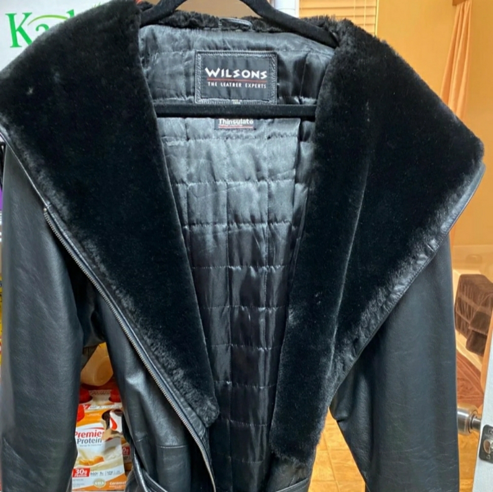 Real Wilson's leather coat